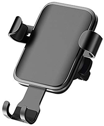Cargador inalámbrico de coche de 10 W Qi de carga rápida con sujeción automática y soporte de gravedad ajustable para iPhone XS/XS Max/XR/X/8/8 Plus y todos los dispositivos habilitados para Qi
