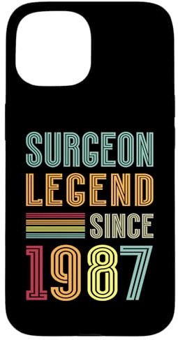 Surgery Legend 1987 38 Years Scalpel 38th Birthday Surgeon Case for iPhone 15