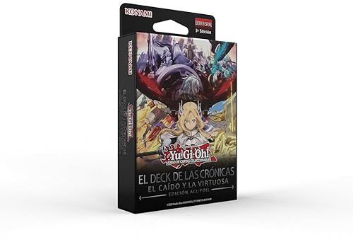 Yu-Gi-Oh! JCC EL Deck DE Las CRÓNICAS: El Caído y El Virtuoso (Edición All-Foil)