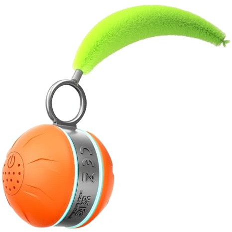 Xijobido Pelota Móvil para Perros - Juguetes Interactivos Inteligentes para Perros Y Gatos - Suministros Eléctricos para Mascotas Juguetes De Ejercicio Y Enriquecimiento Juegos para Cachorros Gatitos