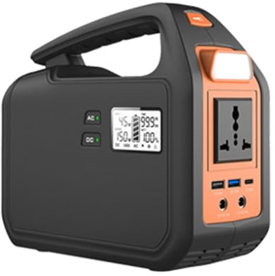 JXYQ Alimentation Solaire de Secours 150 W, Portable, avec Batterie au Lithium, pour Camping-Car, Aventures en Plein air, urgences