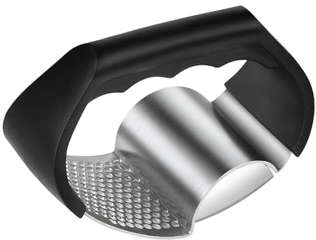 Schiaccia Aglio,Innovativo Portatile con Schiacciata Facile Pressa a Dondolo,Accessorio da Cucina Spremitore Affettatore - Per Cucina E Casa, Preparazione Dei Pasti, Cottura E Ristorante