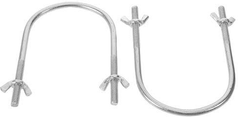 Garneck Gancho para Rueda de Radiador de Aceite, Soporte de Ruedas para Radiador Eléctrico, Metal Plata, 2 Piezas, Base Habitación | Metal Plata, Base para Radiador y Calentador de Aceite, Soporte Seguro para Uso Doméstico
