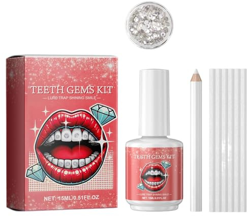 Gemas Decorativas Para Dientes - Juego De Pegamento Para Dientes