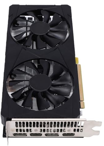 FAUOSWUK Scheda Grafica, 12 GB GDDR6, 192 Bit, Doppie Ventole di Raffreddamento, PCI Express 3.0 X16, per PC da Gioco