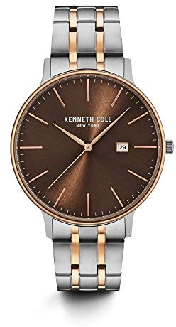 Kenneth Cole Herren Armbanduhr Analog Quarz Edelstahl KC15095001