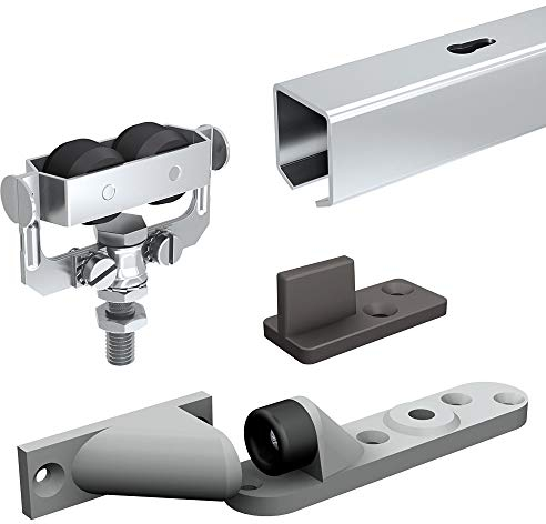 Système coulissant SLID'UP 1300 pour 1 porte extérieure - rail 1,95 m acier galvanisé - 60 kg