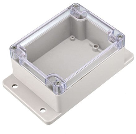 sourcing map 115 x 90 x 55mm Electronic ABS Plastic DIY Junction Box Enclosure Case W Clear Cover