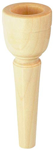 Lechgold MUA20 Mundstück für Alphorn 20 mm (aus Ahorn, Kesselweite: 20 mm, Kesseltiefe: 25 mm, Durchgangsbohrung: 5,5 mm)