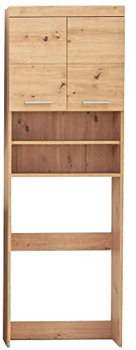 trendteam smart living Amanda - Rivestimento per lavatrice in legno, 63 x 187 x 24 cm