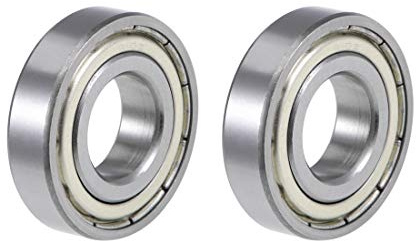 uxcell R10ZZ Deep Groove Steel Ball Bearings 5/8-inchx1-3/8-inchx11/32-inch Shielded Z2 Lever 2pcs