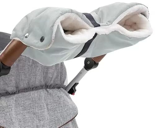 Handwärmer Kinderwagen,Handmuff Für Kinderwagen,Universalgröße Handmuff Für Kinderwagen,Wasserfest Winddicht Kinderwagenmuff Mit Thermo-Fleece Für Winter (B)