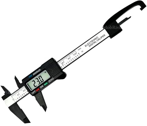 Mobriver MINI Brake Disc Measuring Tool Rotor Digital Caliper Gauge 0-1.5 (0-40mm)