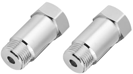 Lambdasonde Regelsonde M18X1,5 Sauerstoff O2 Sensor Extender O2 Sauerstoff Sensor Spacer Auto CEL Fix Check Engine Licht Eliminator Adapter Konverter 1-20 Stücke Sauerstoffsensor Auto (Farbe : 2Pcs)