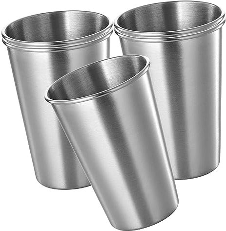 DECHOUS 5stücke Trinkbecher Aus Für Kalte Getränke Metallbecher Für Haushalt Und Camping Mehrzweck Wasserbecher Mit Schlichtem Design