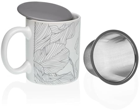 Versa Tasse avec filtre pour infusions gris grès