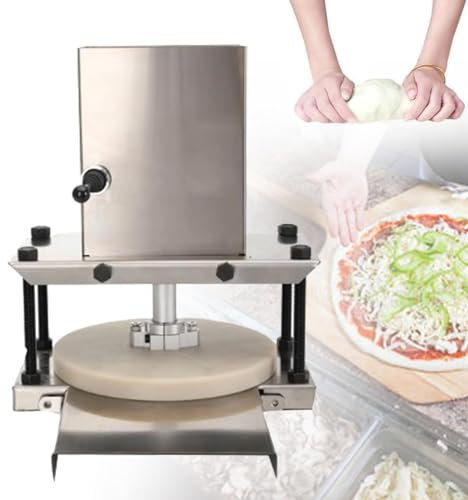 DWSSX Elektrische Pizzateigpresse, 21,6 cm (8,6 Zoll), kommerziell, elektrisch, for Pizzateig, Gebäckpresse, Herstellungsmaschine for Pressen von handgehaltenen Pizzakuchen