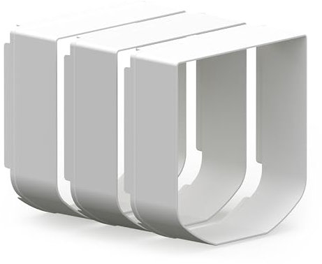 Sure Petcare SureFlap Tunnel Extender, Compatible with SureFlap Microchip Cat Flap & Cat Flap Connect, Wall Installation Accessory, White (Pack of 3)
