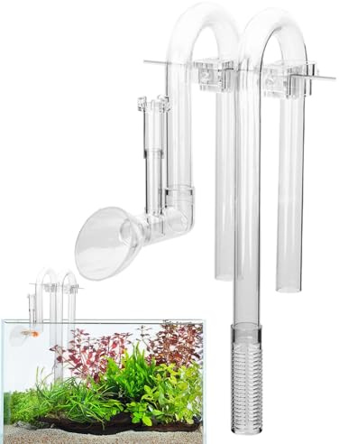 Aquarium-Filterrohre, Ersatzrohr-Set für Zufluss und Abfluss, externes Filter-Ersatzzubehör für Aquarien und Pflanzenwassertanks