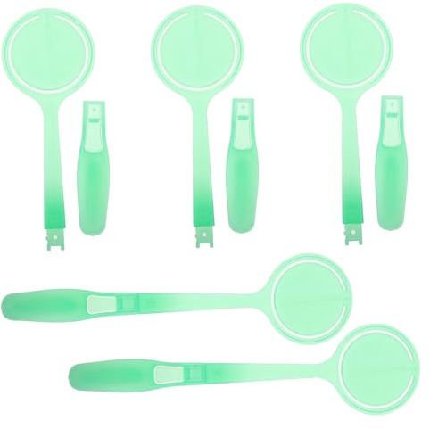 LOLIPPYY 5stücke Feuchtigkeitsspendender Klopfstab Für Gesichtspflege Werkzeug Zum Befestigen Von Wattepads Abnehmbarer Griff Für Hautpflegepads Organizer Für Make-up-wattepads