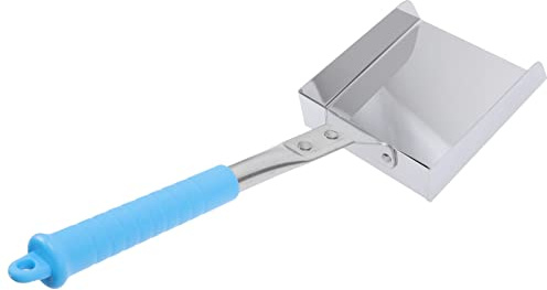 Toddmomy Vanga per Buche in Acciaio Inox Piccola Pala da Giardino per Terra Attrezzo da Giardinaggio Portatile per Rinvasare Bonsai e Piante