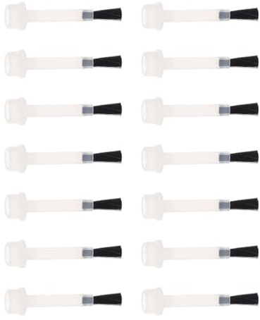 WEKADRIN Cepillo de Manicura de Reemplazo para Uñas de Gel, Cabezal 9 MM, Nylon, 20 Piezas, para Hacer Uñas y Manicura DIY