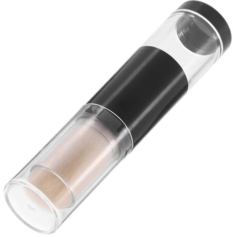 OATIPHO Brocha de Maquillaje Recargable para Polvos Compacta Diseño Portátil y Cerdas de Nylon Adecuado para Aplicar Base y Rubor Lugar