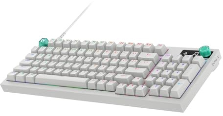Logitech G G316 X 98, Tastiera gaming cablata 98% (QWERTY Italian) | 8 kHz, switch Tactile hot-swap, display LED matrice, manopola, tasti PBT, USB-C, RGB LIGHTSYNC, PC, ITA QWERTY