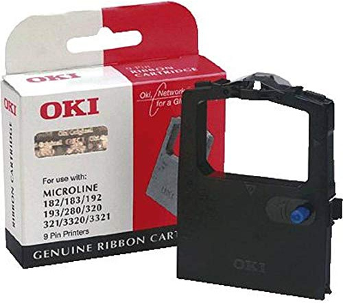 OKI Systems Kassette 09002303 Farbband schwarz Textil ML 182/183/192/193/280/320/321/3320/3321
