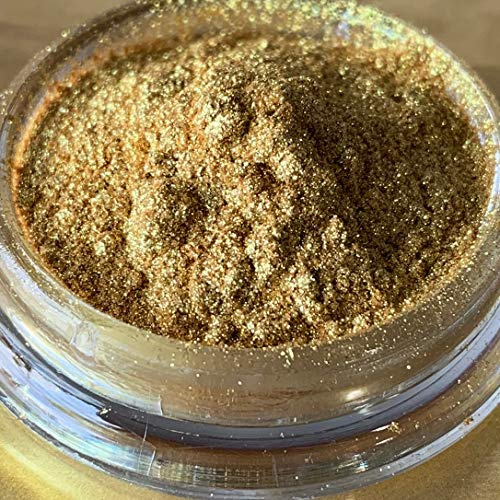 100g Dipoxy 24-Karat-Gold-Pearl-Gold01 Pigment Farbmittel für Epoxidharz, Polyesterharz, Polyurethan Systeme, Beton, Lacke, Kunstharz Schmuck