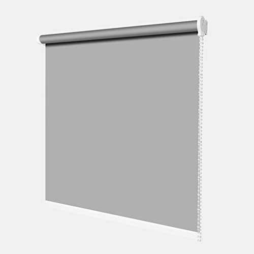 SUNZ Verdunkelungsrollo, Lichtundurchlässig Seitenzugrollo, Tageslicht Rollo, Einfach zu Säubern Anpassbar, Alle Montage Teile Inklusive, für Schlafzimmer Wohnzimmer Büro, Grau (1.35x2m/53.1x78.7in)
