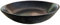 PintoCer - 2 x Platos Hondos de Gres, 22 cm, Cuenco para Sopa, Pasta, Ensalada o Cereales, Color: Negro