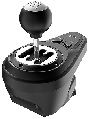 PXN A7 Gaming Gear Shifter 6 +1 Shift Lever with Handbrake Button and Shift Button for High & Low Gear for PC