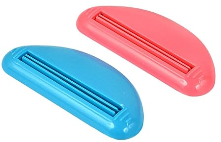 Cabilock 6pcs Manual Toothpaste Squeezer for Home Bathroom Accessories Rolling Toothpaste Tube Extruder Kit
