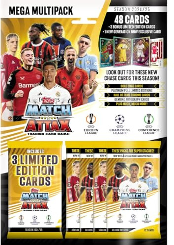 Mega Multipack Match Attax Cards UCL 24-25