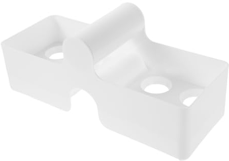 Mikikit Boîte à Œufs Frigo Empilable en Plastique Blanc, Organise les Œufs, Conserve Leur Fraîcheur et Ne Se Déforme Pas Cuisine et Réfrigérateur Egg Box