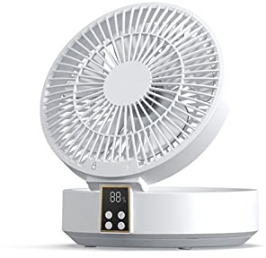 Aire Acondicionado PortáTil Ventilador eléctrico de escritorio con Control remoto montado en la pared pequeño enfriador de aire portátil plegable silencioso ventilador de mesa recargable for el hogar