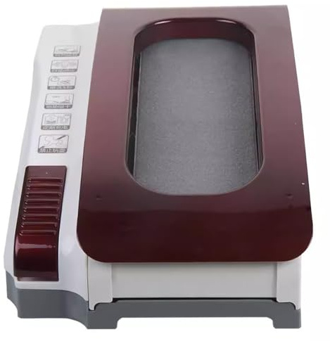 Grattoir de Bottes Automatique, Machine à Nettoyer Les Semelles de Chaussures, Machine à Laver Les Chaussures de ménage électrique, Machine de Nettoyage Intelligente (Red)