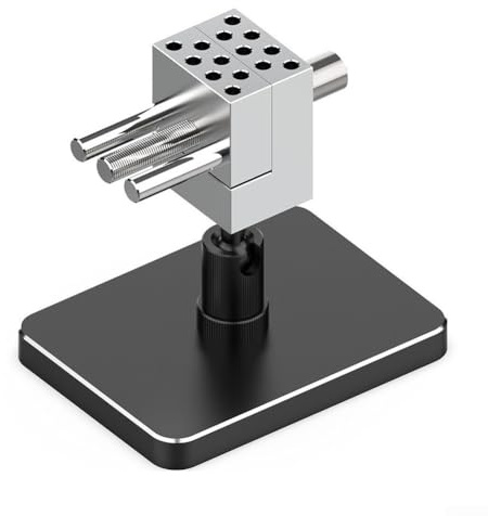 CYRENT Mini étau de table réglable en alliage d'aluminium rotatif à 360° Outil de banc portable pour modélisation de bijoux électroniques DIY