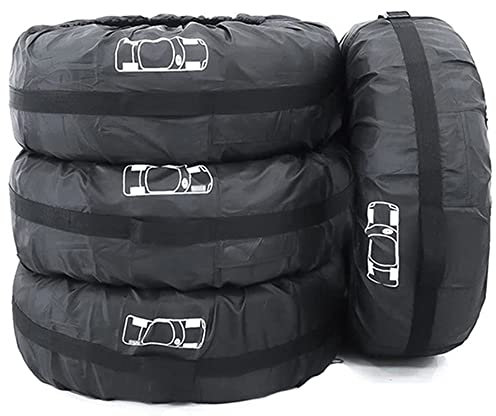 ELR Ruote Borsa per Pneumatici Copertura Custodie Trasportoper per Pneumatici Custodia di Protezione Gomme dell'Auto Le Gomme Estive e Le Invernali Borsa per Ruota di Scorta e Copertoni 66cm 4 Pezzi