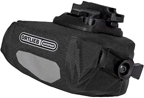 Ortlieb Micro Two Satteltasche, Black Matt, 9 x 12 x 14 cm, 0.8 L