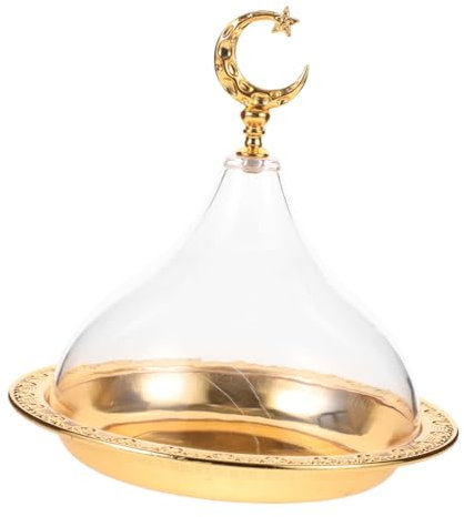 iplusmile 1satz Eleganter Kuchenständer Mit Acrylhaube Multifunktionale Tortenplatte Für Desserts Snacks Und Cupcakes Für Hochzeiten Partys Und Zuhause Bruchsicher Und Stilvoll