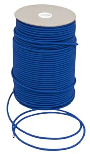 LYSEL Gummiseil Planenseil Expanderseil, (D) 12mm in Blau (10 m)