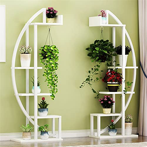 pflanzenständer, blumenstand, blumenstander Blumenregal pflanzenhocker pflanzentopf blumentopf hoch indoor holz seule Garten Blumentreppen Pflanzentreppe Ablagen deko gold metall weiß schwar