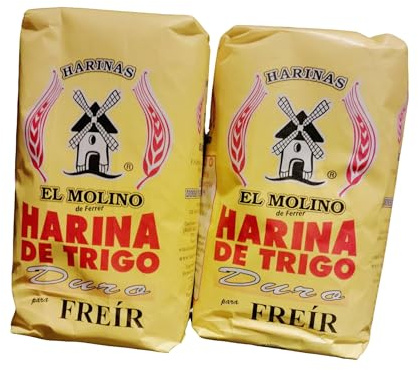 Harina de Trigo Duro Especial Frituras · El Molino Molienda Tradicional · Saco 2Kg · Rebozados y Pescado