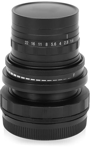 Full Frame Lens, 50mm F1.6 for M Mount Tilt Shift Manual Full Frame Camera Lens Compatible for Mirrorless Camera