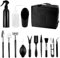Ovati Outils Jardinage, kit Jardin,kit Jardinage Adulte pour Les Plantes D'intérieubor, Kit Jardinage en Acier Carbone pour Plantes Succulentes Transplantation À La Main, avec Sac De Rangement