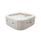 Intex 28472NP - Idromassaggio Gonfiabile Quadrato PureSpa Chevron Deluxe, 6 Posti, 170 Getti, PVC, Multicolore, 196x196x71 cm