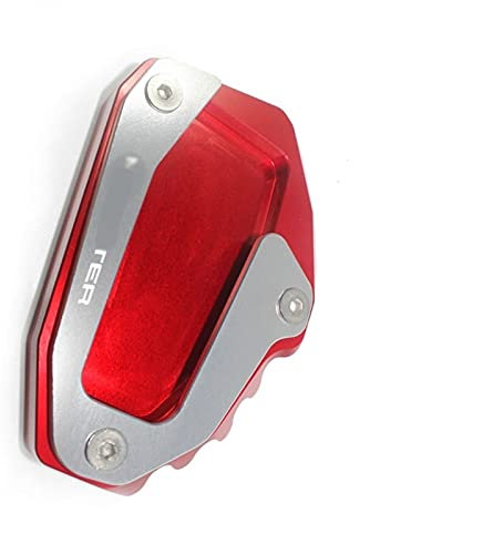 JGANRF Motorrad Seitenständer Vergrößerer Für D&ucati Monster 696 795 797 821 1200 1200S Ständer Schuh Schuhe Ständer Stützplatte Fuß