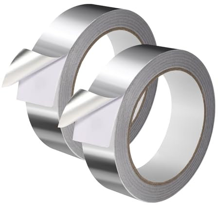 CXWLHH Nastro di tenuta in alluminio impermeabile, resistente al calore, per sigillare, riparare e isolare